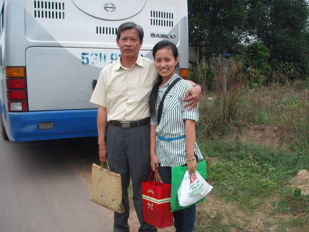 Bác Ba cùng con gái 2010