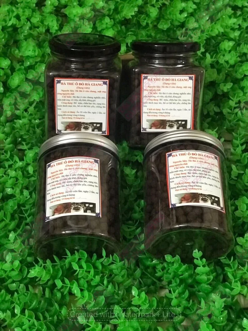 viên hà thủ ô đỏ mật ong