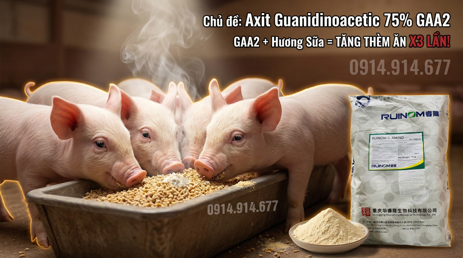 Axit Guanidinoacetic 75% GAA2.webp