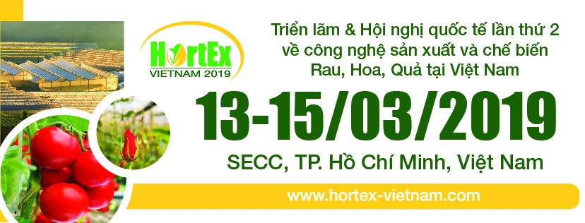 HortExVietnam 2019: Sôi động cùng gần 200 doanh nghiệp lĩnh vực nông nghiệp