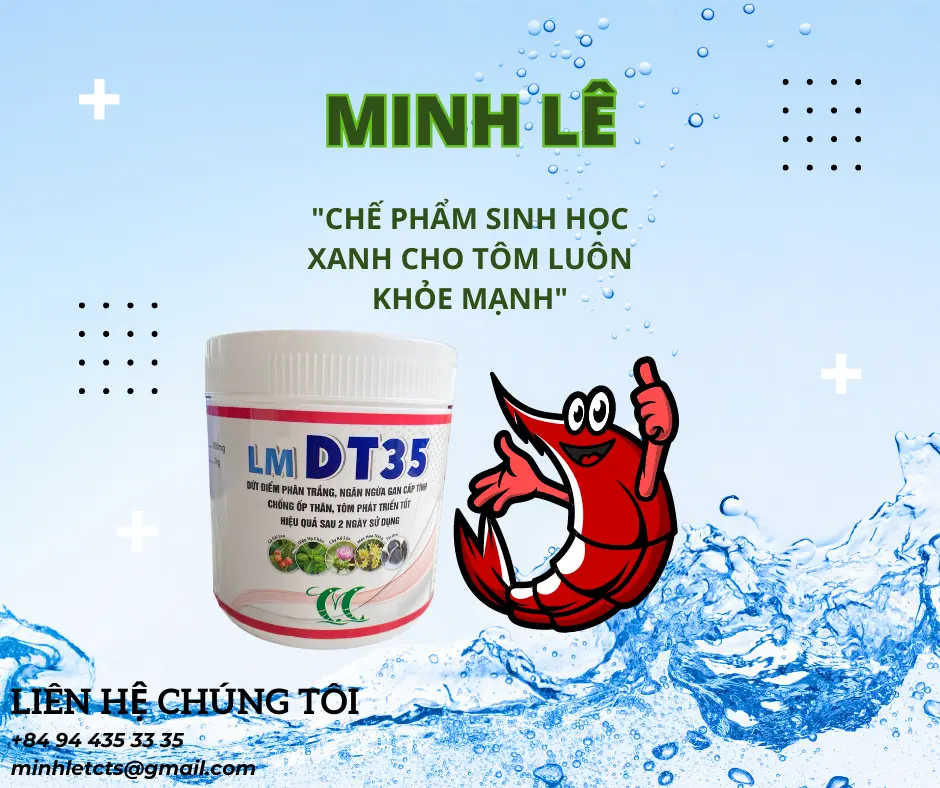 CHẾ PHẨM SINH HỌC XANH CHO TÔM KHỎE MẠNH.webp