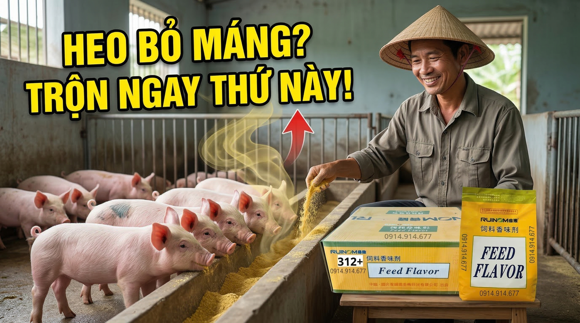 Ép Chi Phí, Kích Tăng Trọng Nhờ Phụ Gia Tạo Mùi Châu Âu!-1 .webp