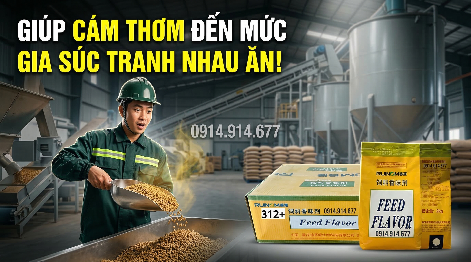 Ép Chi Phí, Kích Tăng Trọng Nhờ Phụ Gia Tạo Mùi Châu Âu!.webp