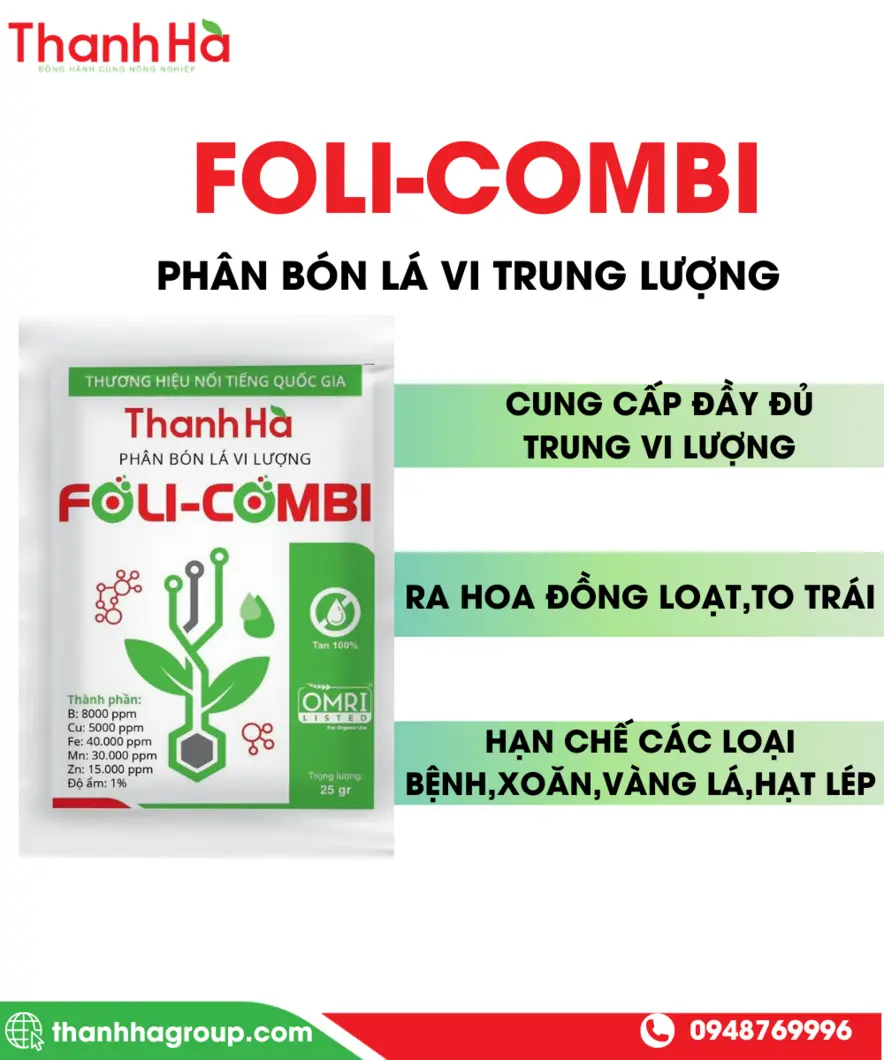 Lợi ích của phân bón lá vi lượng đối với cây trồng