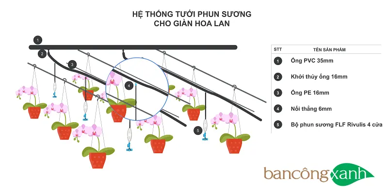 Vì sao nên sử dụng Bộ phun sương FLF Rivulis bốn cửa 10.5 lít?