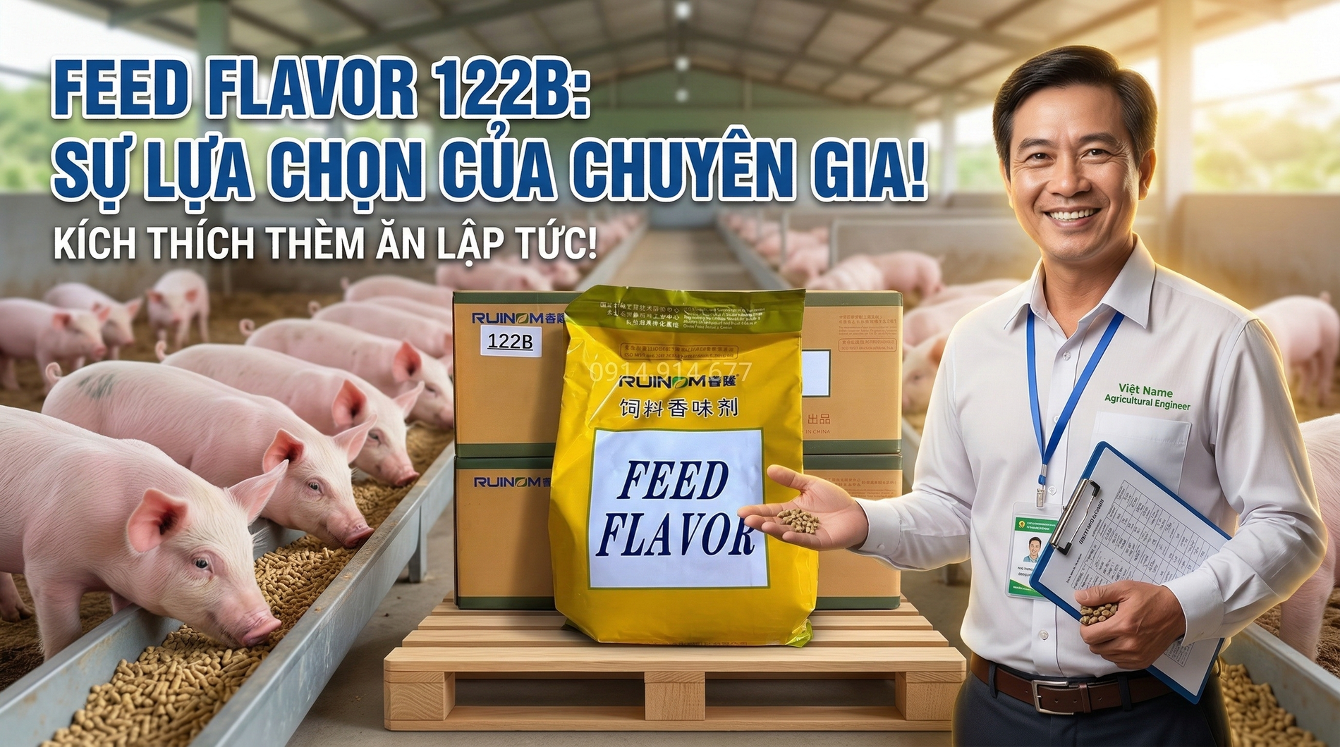 Hương sữa vani HRL (Feed Flavor) 122B.webp