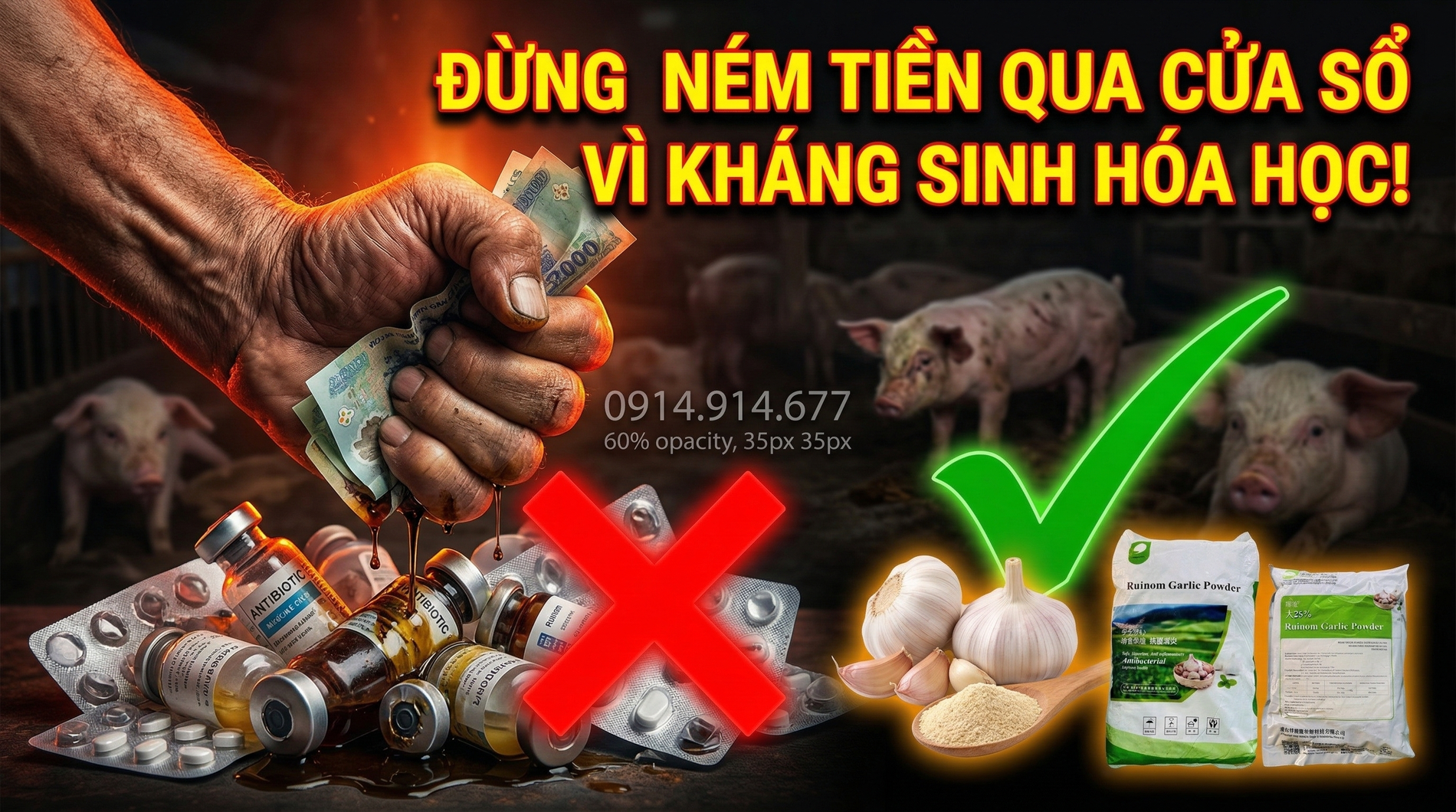 Sinh tố tỏi HRL 25% Ruinom Garlic Powder-4.webp