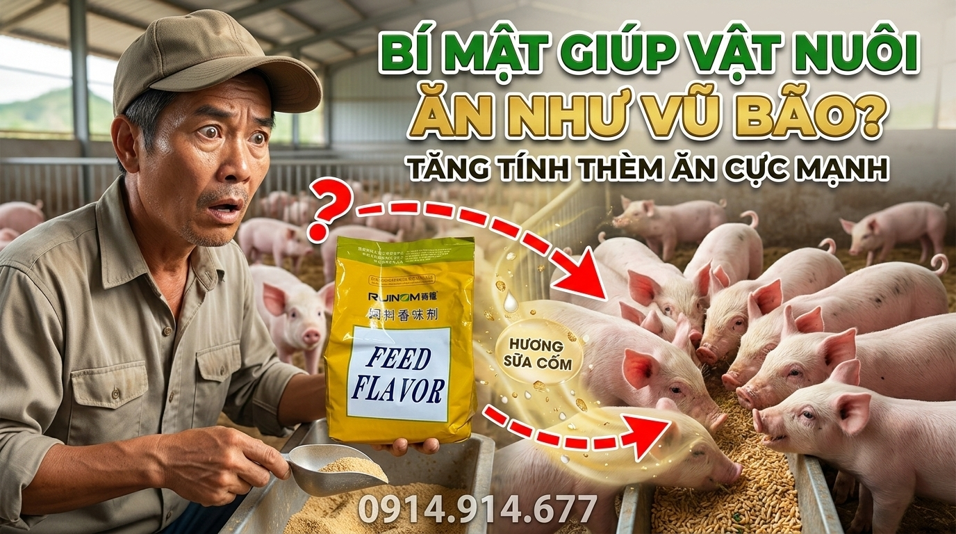 Tăng Tính Thèm Ăn Nhờ Hương Sữa HRL (Feed Flavor) 103B - 2.webp