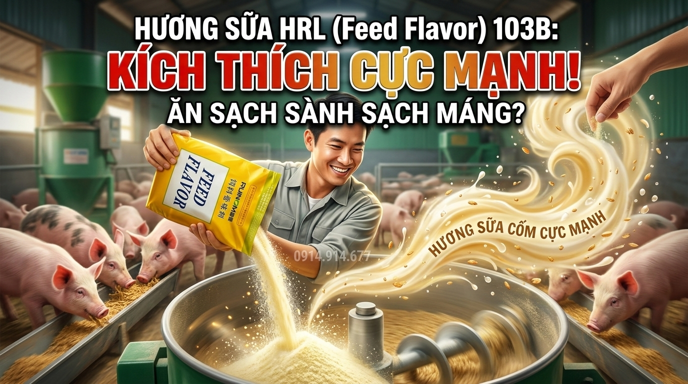 Tăng Tính Thèm Ăn Nhờ Hương Sữa HRL (Feed Flavor) 103B - 3.webp