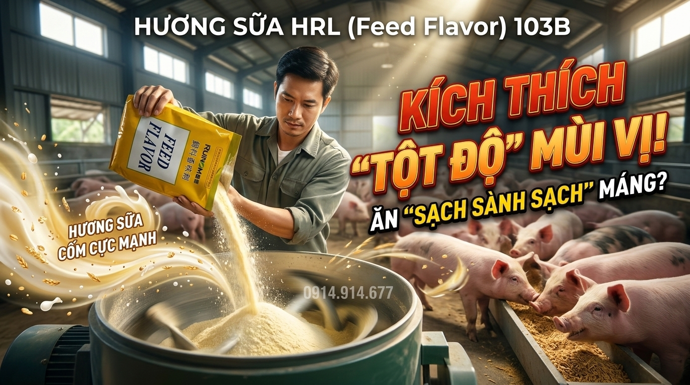 Tăng Tính Thèm Ăn Nhờ Hương Sữa HRL (Feed Flavor) 103B - 4.webp