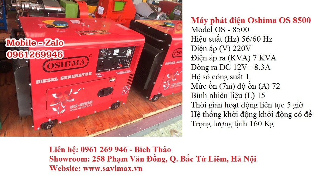 Thong so Oshima 8500.webp