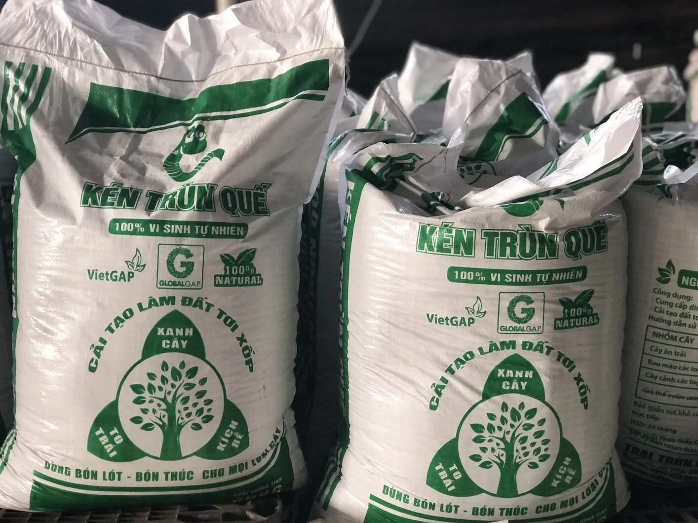 Phân trùn quế cho cây trồng