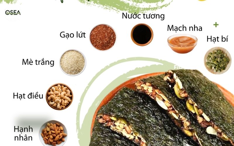 Rong Biển Kẹp Hạt Bao Nhiêu Calo