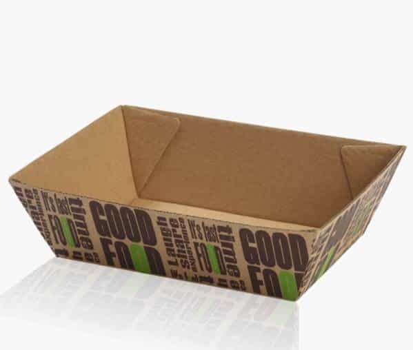 Những mẫu khay giấy đựng thực phẩm bổ biến hiện nay