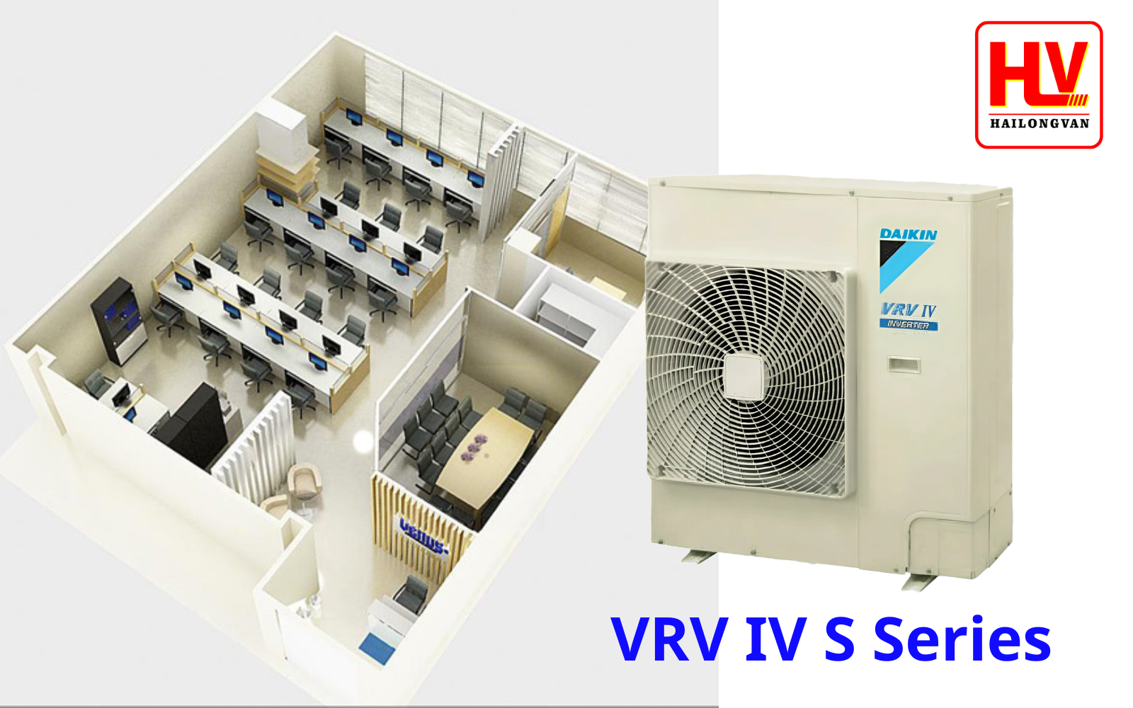 VRV IV S Series - Hệ thống làm mát hoàn hảo cho nhà ở, văn phòng, cửa hàng