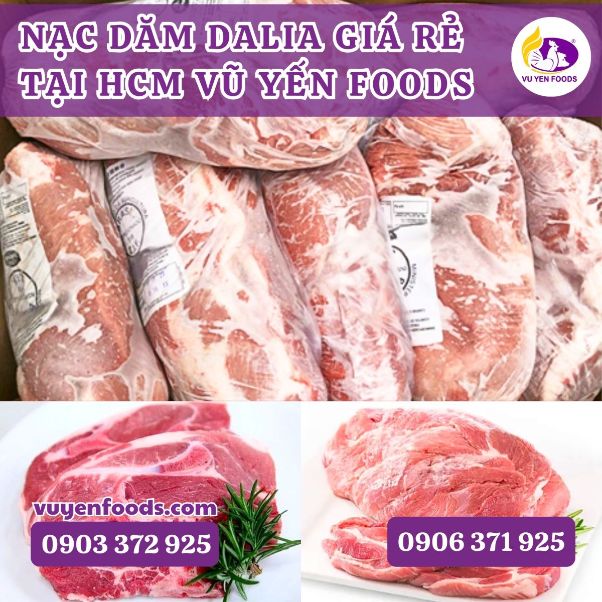 Nạc dăm Dalia giá rẻ HCM - Vũ Yến Foods