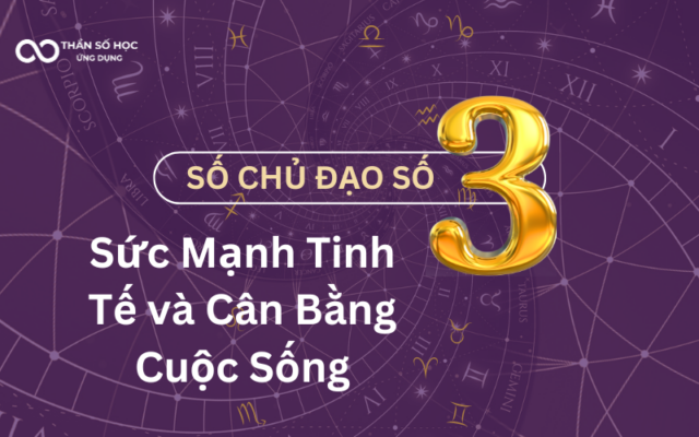 số chủ đạo 3 