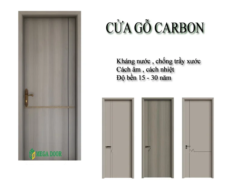 Báo giá Cửa gỗ Carbon mới nhất năm 2024