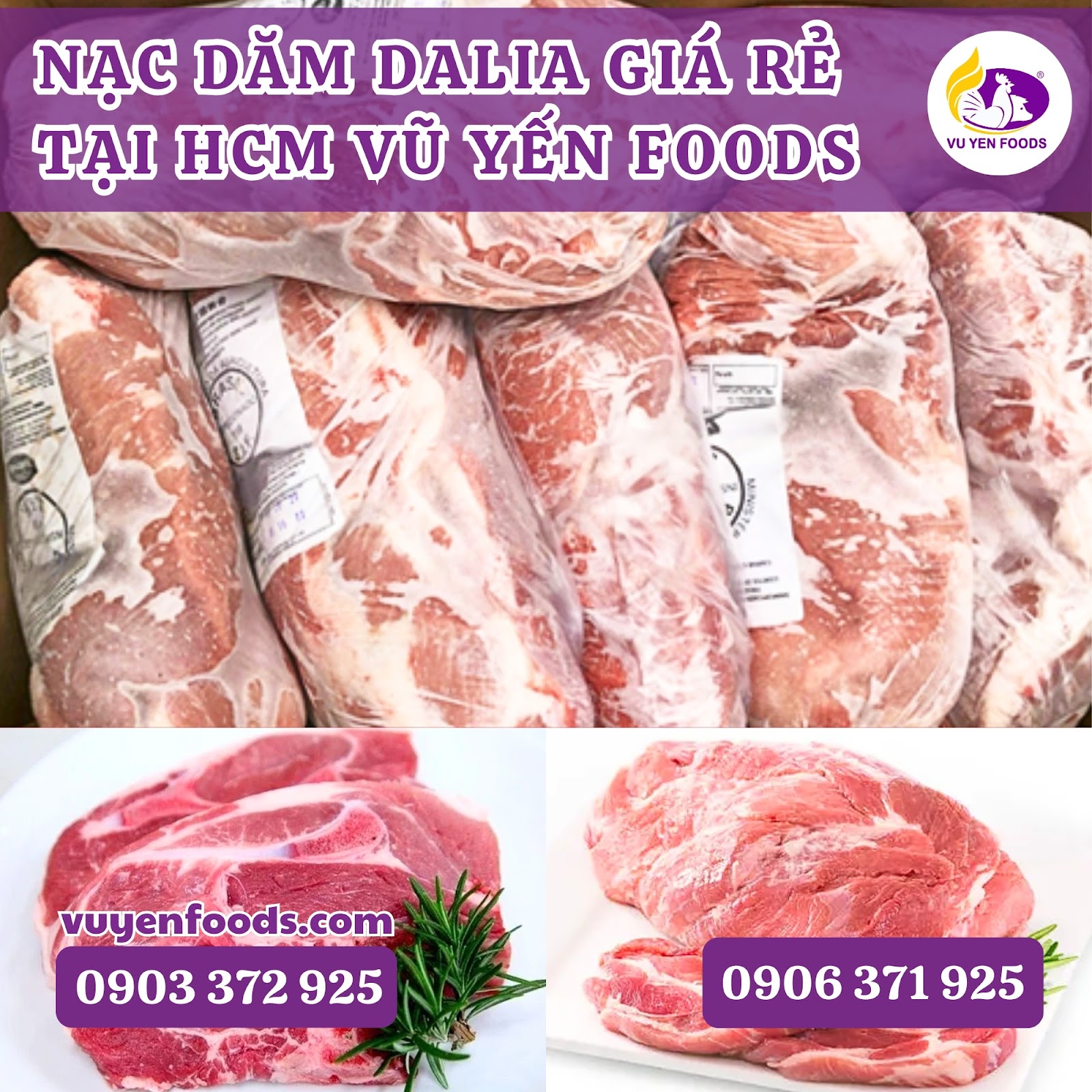 Nạc dăm Dalia giá rẻ - Vũ Yến Foods