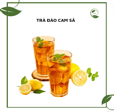 Trà đào cam sả